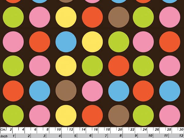 Multi Dots in Brown - Click Image to Close