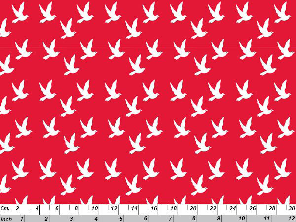 Doves in Red - Click Image to Close