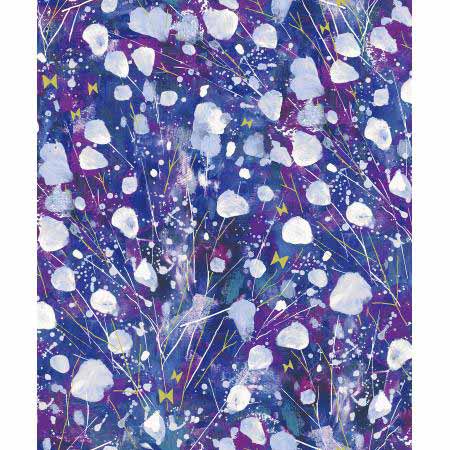 Snow Flowers - Kasumisou in Violet - Click Image to Close