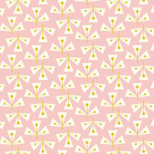 Confetti - Dotty Leaf in Pink - Click Image to Close