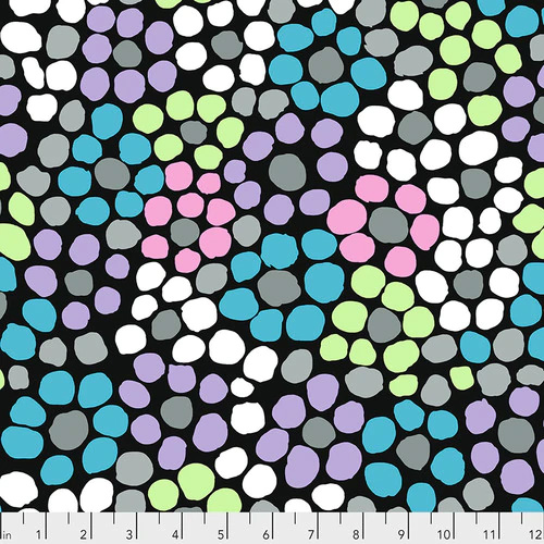 Kaffe Fassett Collective - Flower Dot in Stone - Click Image to Close