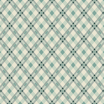 Washington Depot - Open Plaid in Teal - Click Image to Close