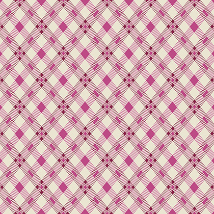 Washington Depot - Open Plaid in Wild Rose - Click Image to Close