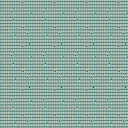 Washington Depot - Dotted Grid in Teal - Click Image to Close
