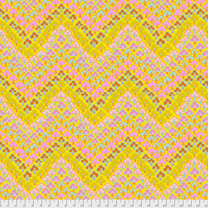 Fall 2017 - Kaffe Fassett - Trefoil in Yellow - Click Image to Close