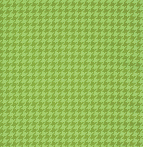 Ginger Snap - Houndstooth in Green - Click Image to Close