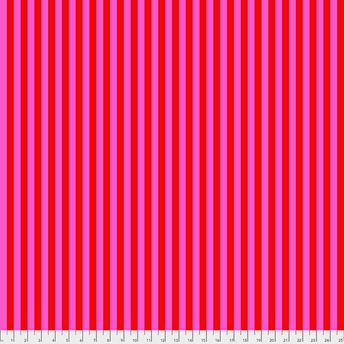 True Colors - Tent Stripe in Peony - Click Image to Close