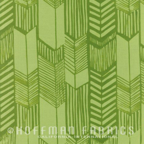 Indah Batiks - Feathered Arrows in Leaf - Click Image to Close