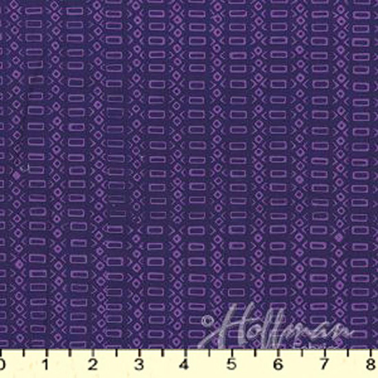 Indah Batiks - Linear Box Rectangles in Orchid - Click Image to Close