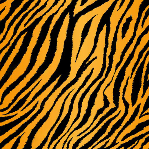 African Safari - Tiger Skin - Click Image to Close
