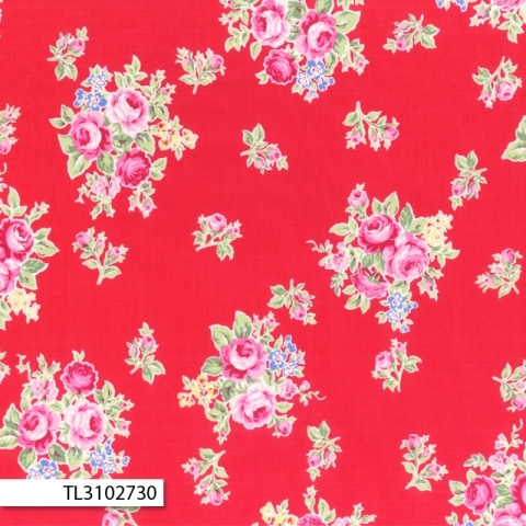Flower Sugar - Medium & Small Flowers in Red - Click Image to Close