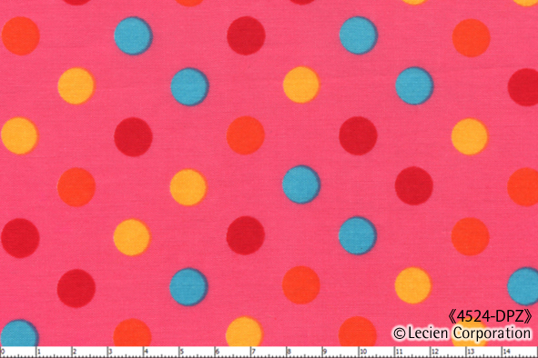 Polka Dots on Dark Pink - Click Image to Close