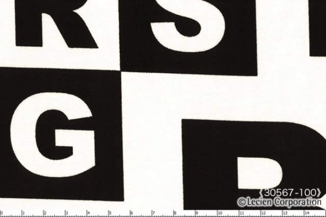 First of Infinity - Alphabet Block in Black & White - Click Image to Close