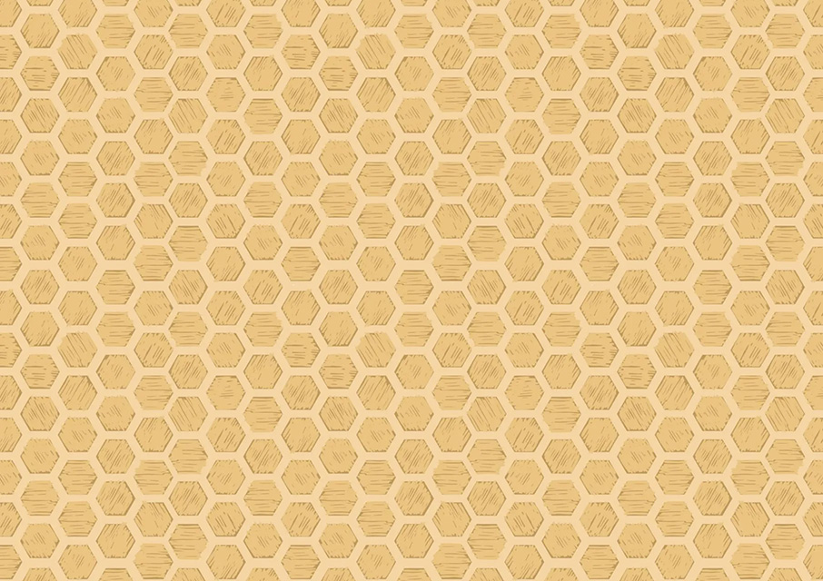 Queen Bee - Honeycomb on Honey - Click Image to Close