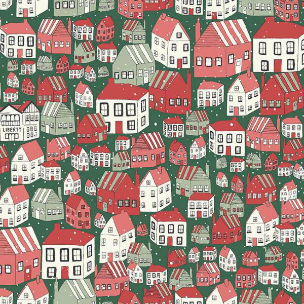 A Festive Collection - Yule Town in Green - Click Image to Close