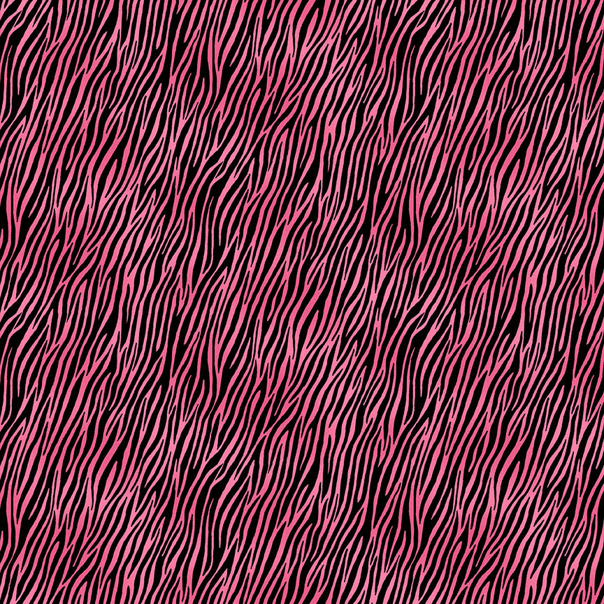 Jewel Tones - Zebra in Hot Pink - Click Image to Close