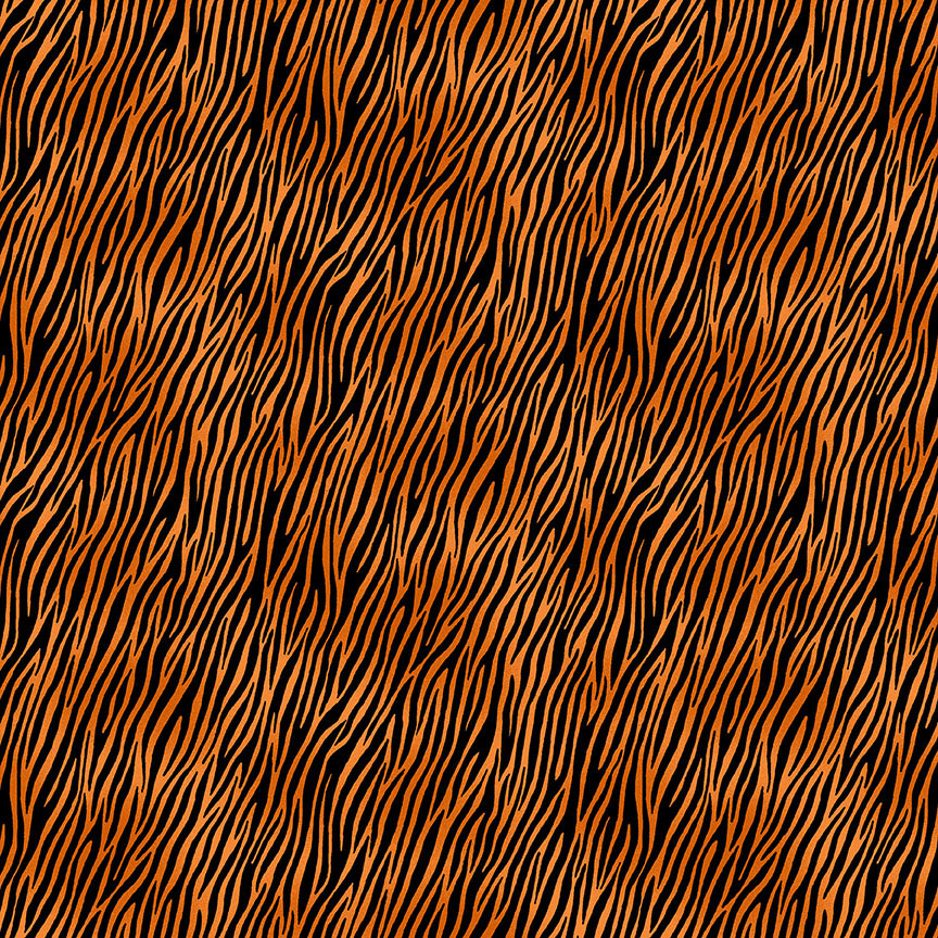 Jewel Tones - Zebra in Orange - Click Image to Close