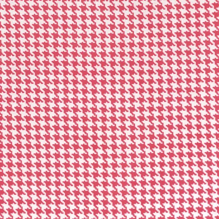 Tiny Houndstooth in Lipstick - Click Image to Close