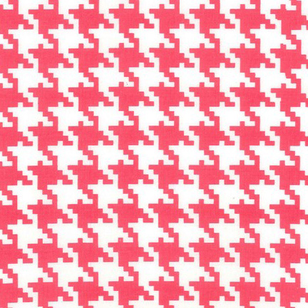 Everyday Houndstooth in Lipstick - Click Image to Close