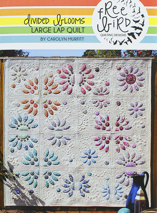 Divided Blooms - Large Lap Quilt Pattern - Click Image to Close