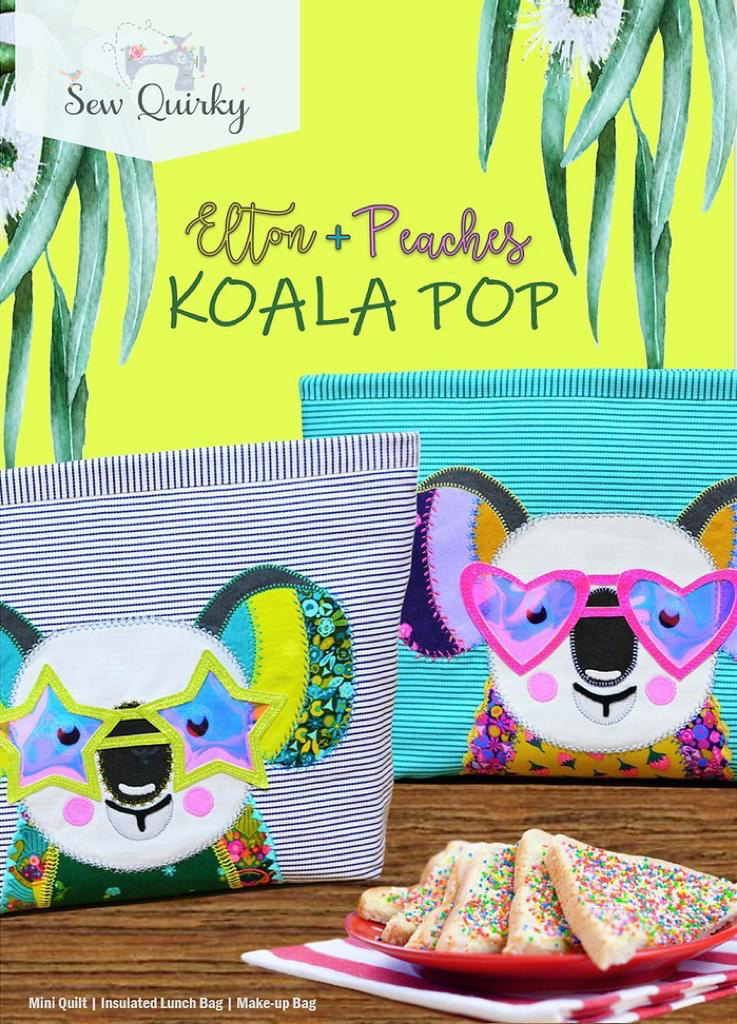 Elton and Peaches Koala Pop - Quilt Pattern - Click Image to Close