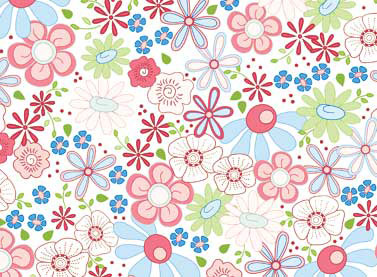 Fancywork Box - Mixed Floral in Multi - Click Image to Close