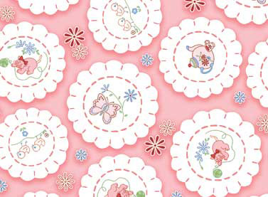 Fancywork Box - Doilies in Pink - Click Image to Close