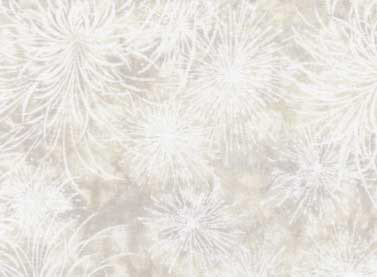 Botanicals - Lively Mums in Pale Grey - Click Image to Close