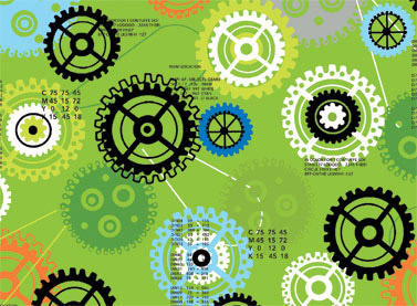 iBot - Gears and Sprockets in Green - Click Image to Close