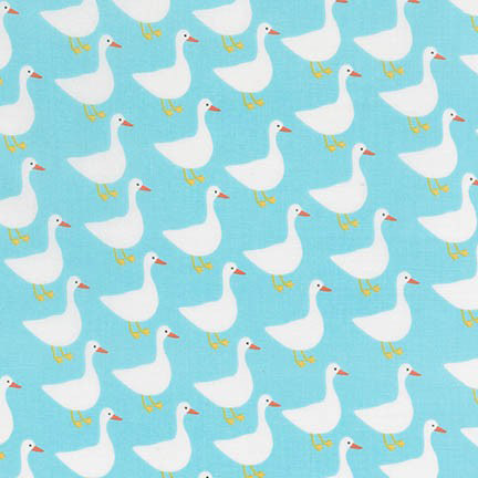 Urban Zoologie - Geese in Aqua - Click Image to Close