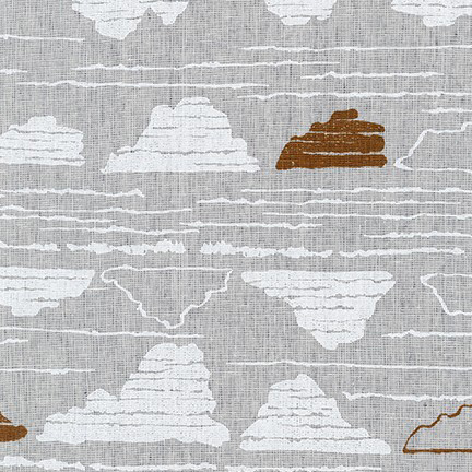 Driftless - Clouds in Charcoal - Click Image to Close