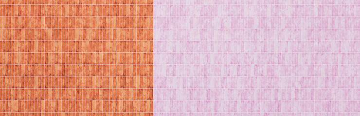 Jetty - Wall Tile in Nectarine (FWoF) - Click Image to Close