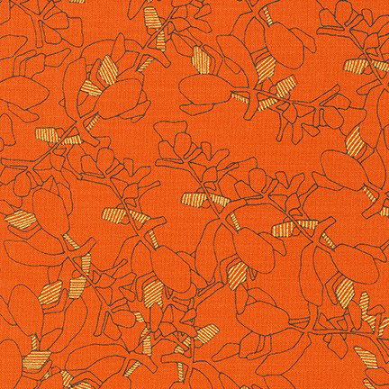 Collection CF - Flora in Orangeade Metallic - Click Image to Close