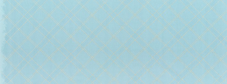 Collection CF - Tartan Single Border in Dusty Blue Metallic - Click Image to Close