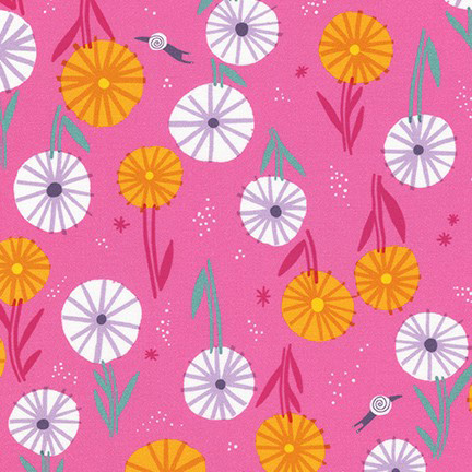 Escargot For It! - Go For It Floral in Candy Pink - Click Image to Close