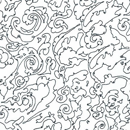 Studio Stash 3 - Swirling Lines in White - Click Image to Close
