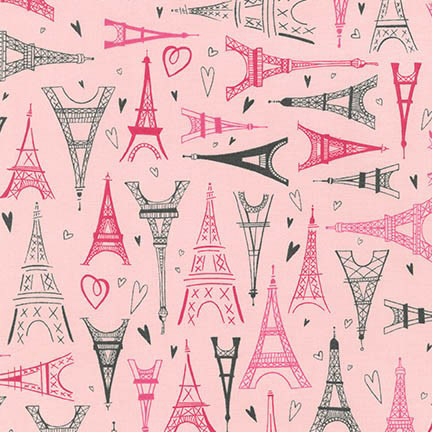 Paris Adventure - Eiffel Tower in Pink - Click Image to Close