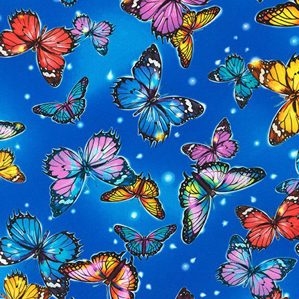 Fantastic Forest - Butterflies in Blue - Click Image to Close