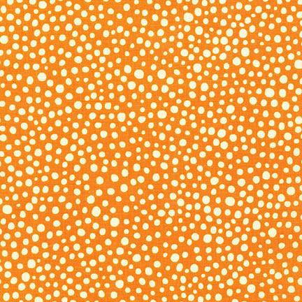 Jules and Indigo - Small Dots in Persimmon - Click Image to Close