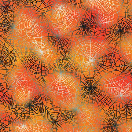 Raven Moon - Spider Web in Pumpkin - Click Image to Close