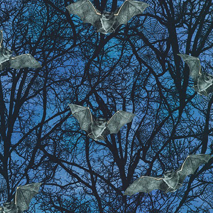 Raven Moon - Tree Bats in Spooky - Click Image to Close