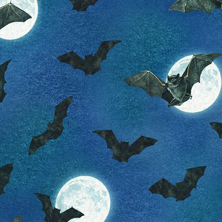 Raven Moon - Full Moon Bats in Spooky - Click Image to Close