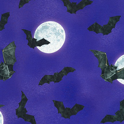 Raven Moon - Full Moon Bats in Gumdrop - Click Image to Close