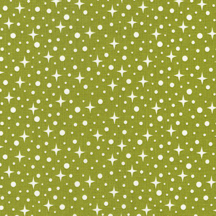 Terrarium - Stars in Olive - Click Image to Close