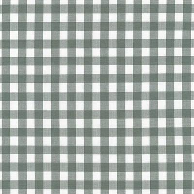 Kitchen Window Wovens - Gingham in Shale - Click Image to Close