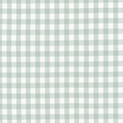 Kitchen Window Wovens - Gingham in Desert Green - Click Image to Close