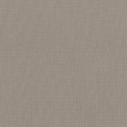 Essex Linen Cotton Solid - Pewter - Click Image to Close