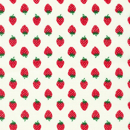 Handworks Home - Strawberries in White - Click Image to Close