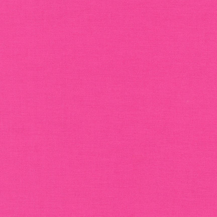 Kona Cotton Solid - Bright Pink - Click Image to Close