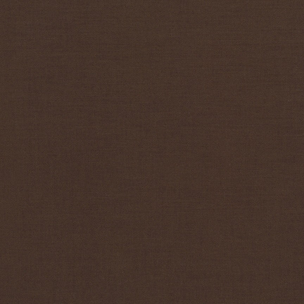 Kona Cotton Solid - Chocolate - Click Image to Close
